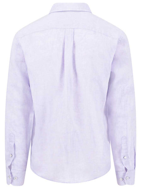 Fynch Hatton Shirts Fynch Hatton - Premium Linen Lavender Shirt