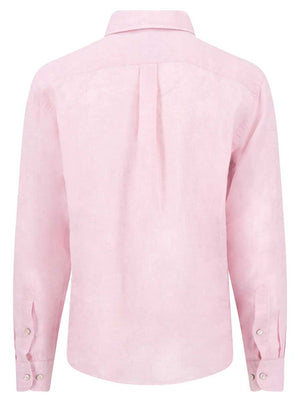 Fynch Hatton Shirts Fynch Hatton - Premium Linen Magnolia Shirt