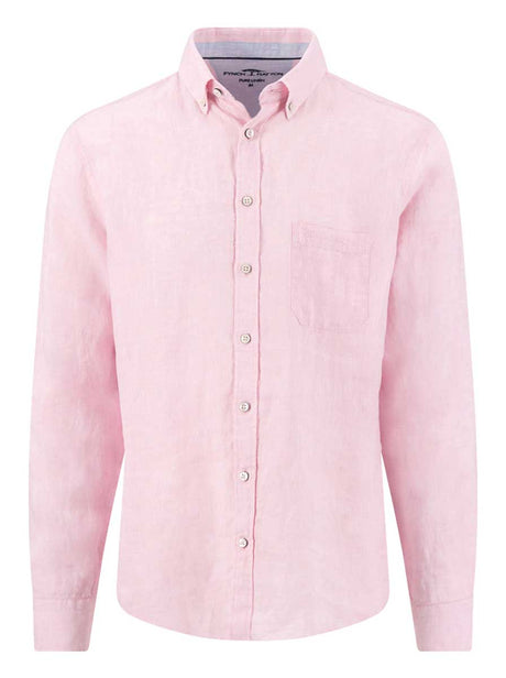 Fynch Hatton Shirts Fynch Hatton - Premium Linen Magnolia Shirt