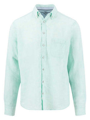 Fynch Hatton Shirts Fynch Hatton - Premium Linen Mint Shirt