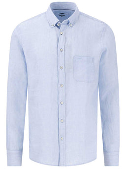 Fynch Hatton Shirts Fynch Hatton - Premium Linen Sky Shirt