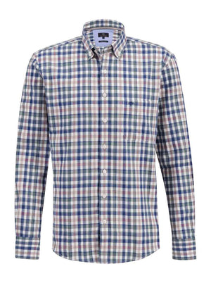 Fynch Hatton Shirts Fynch Hatton - Winter Gingham Flannel Shirt