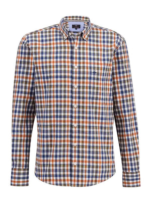 Fynch Hatton Shirts Fynch Hatton - Winter Gingham Flannel Shirt