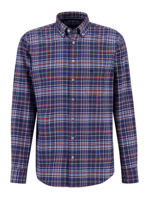 Fynch Hatton Shirts Fynch Hatton - Winter Multi Check Flannel Shirt