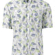 Fynch Hatton Short Sleeve Shirts Fynch Hatton - Fern Print Short Sleeve Shirt