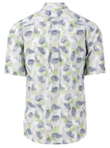 Fynch Hatton Short Sleeve Shirts Fynch Hatton - Fern Print Short Sleeve Shirt