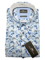 Fynch Hatton Short Sleeve Shirts Fynch Hatton - Floral Print Short Sleeve Shirt