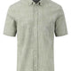 Fynch Hatton Short Sleeve Shirts Fynch Hatton - Linen Look Cotton Short Sleeve Shirt