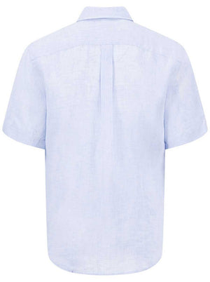 Fynch Hatton Short Sleeve Shirts Fynch Hatton - Premium Linen New Breeze Short Sleeve Shirt