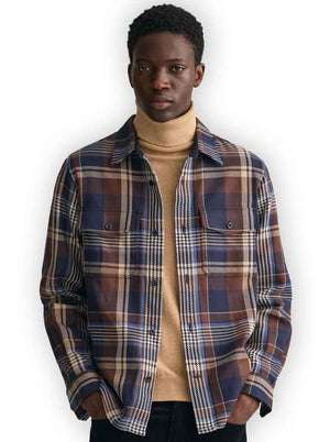 Gant Coats Gant - Heavy Twill Check Overshirt