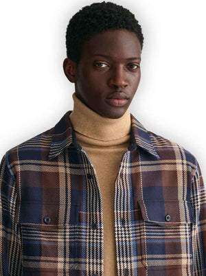 Gant Coats Gant - Heavy Twill Check Overshirt