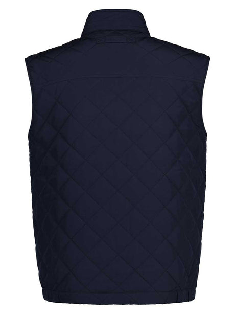 Gant Coats Gant - Navy Quilted Windcheater Gilet