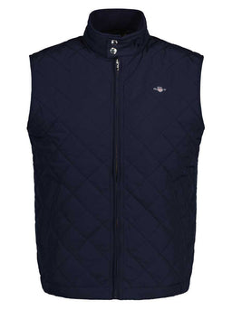 Gant Coats Gant - Navy Quilted Windcheater Gilet