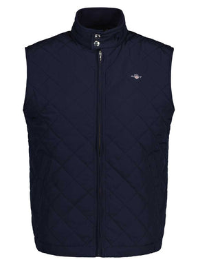 Gant Coats Gant - Navy Quilted Windcheater Gilet