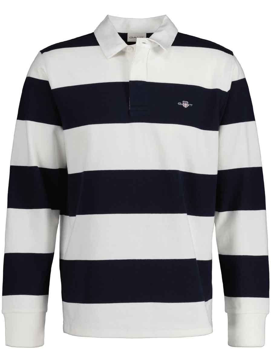GANT - Le T-shirt rugby en 100% coton - marine