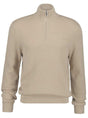 Gant Knitwear & Jumpers Gant - Cream Popcorn Weave 1/4 Zip Jumper