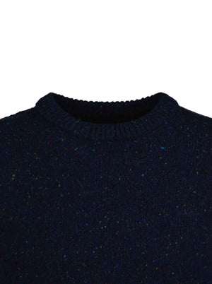 Gant Knitwear & Jumpers Gant -Knitted Neps Crew Neck Sweater