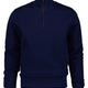 Gant Knitwear & Jumpers Gant - Persian Blue Sacker Rib Half Zip Sweater