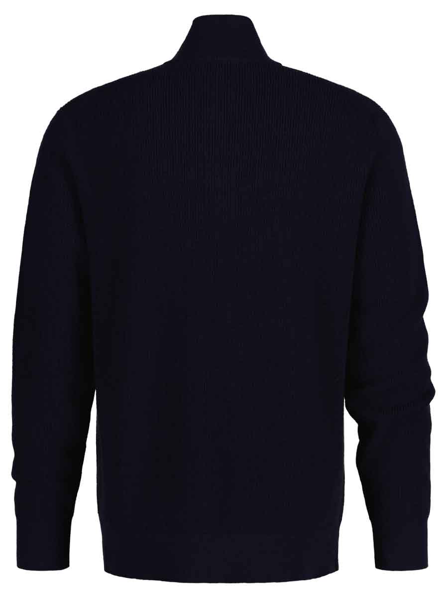 Gant Knitwear & Jumpers Gant - Ribbed Cotton Wool Half-Zip Sweater