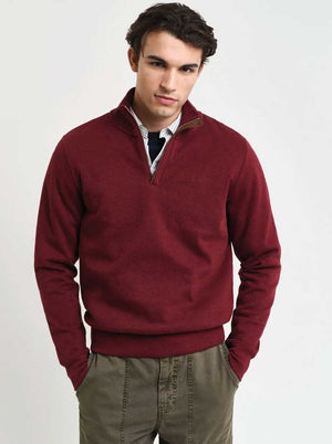 Gant Knitwear & Jumpers Gant - Sacker Rib Half Zip Sweater