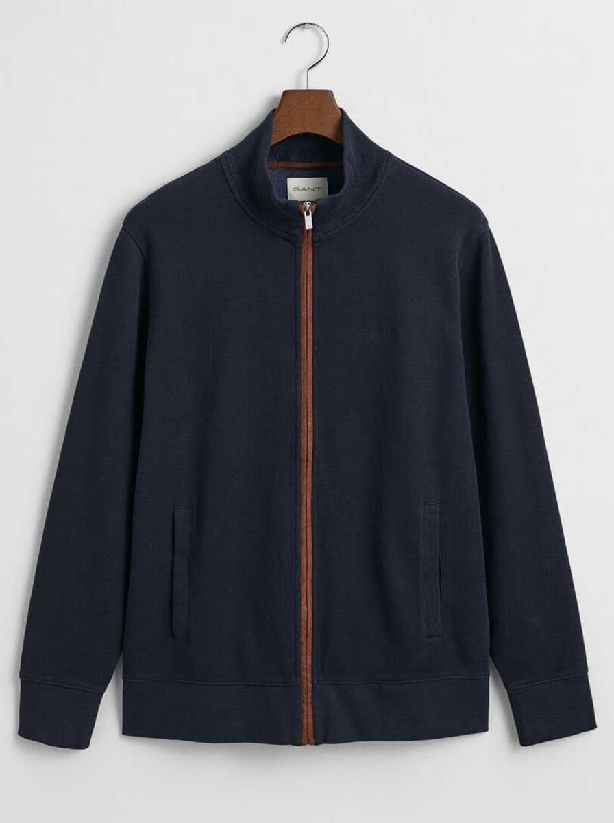 Gant Knitwear & Jumpers Gant - Sacker Rib Zip Cardigan