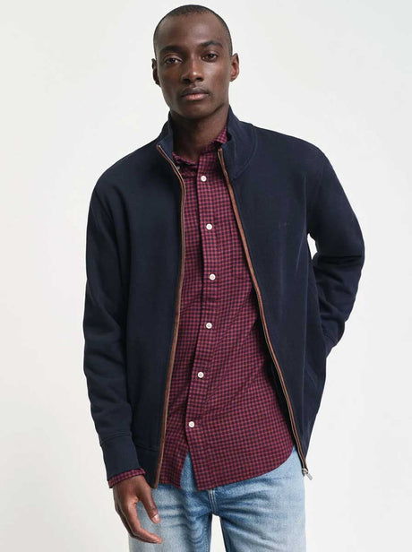 Gant Knitwear & Jumpers Gant - Sacker Rib Zip Cardigan