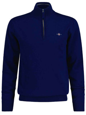 Gant Knitwear & Jumpers Gant - Super Fine Lambswool Half-Zip Sweater 223