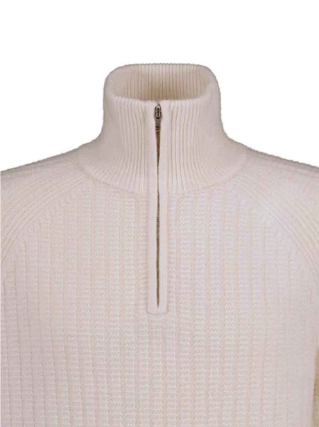 Gant Knitwear & Jumpers Gant - Textured Raglan Sleeve Half-Zip Sweater