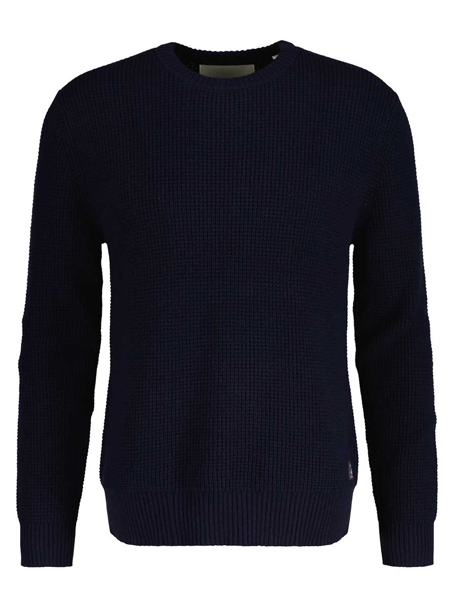 Gant Knitwear & Jumpers Gant - Textured Wool Blend Crew Neck Sweater