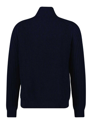 Gant Knitwear & Jumpers Gant - Textured Wool Blend Zip Cardigan