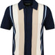 Gant Polo & T-Shirts Gant - Bar Stripped Navy Full Button Polo Shirt