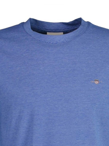 Gant Polo & T-Shirts Gant - Micro Stripe Blue T-Shirt