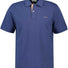 Gant Polo & T-Shirts Gant - Pique Blue Polo Shirt w/ Contrast Collar Detail