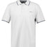 Gant Polo & T-Shirts Gant - Pique White Polo Shirt w/ Contrast Collar Tipping Detail
