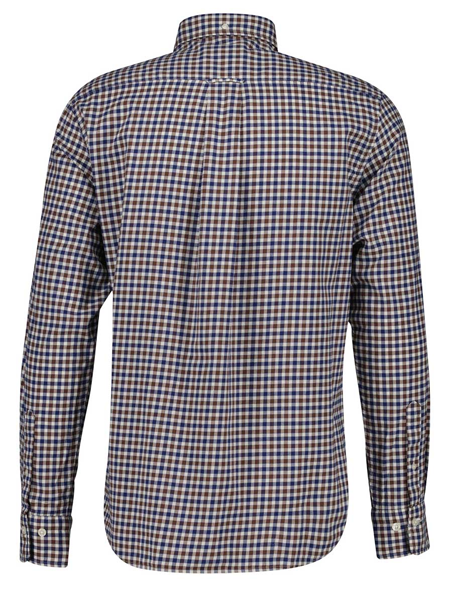 Gant Shirts Gant - Brown Gingham Check Shirt