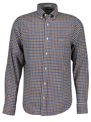 Gant Shirts Gant - Brown Gingham Check Shirt