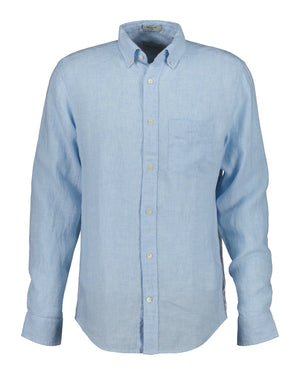 Gant Shirts Gant - Cotton-Linnen Shirt 124