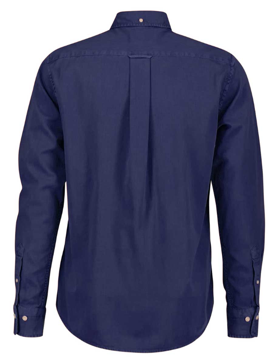 Gant Shirts Gant - Evening Blue Garment-Dyed Twill Shirt