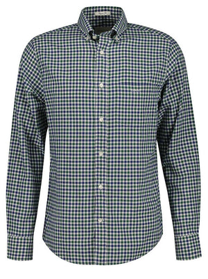 Gant Shirts Gant - Green Gingham Check Shirt