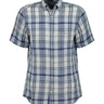 Gant Shirts Gant - Linen Madras Check Short Sleeve Shirt