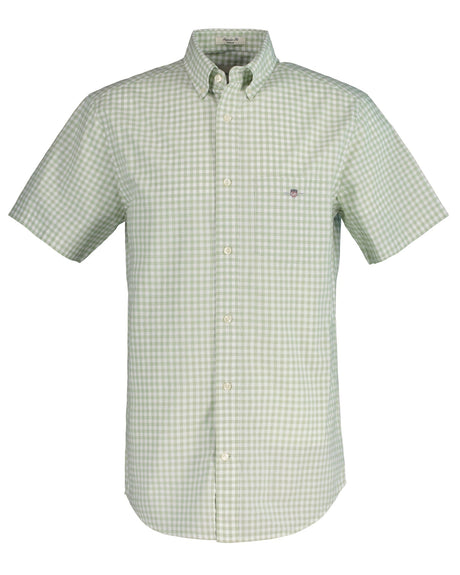 Gant Shirts Gant -Poplin Check Short Sleeve Shirt