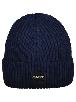 Gant Underwear GANT - Cotton Ribbed Knitted Beanie