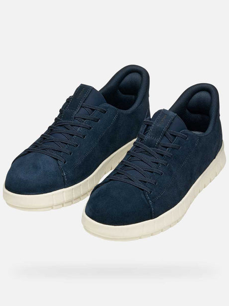 Geox Shoes & Boots Geox - Flextride Plus Fast-in Navy Suede Sneaker
