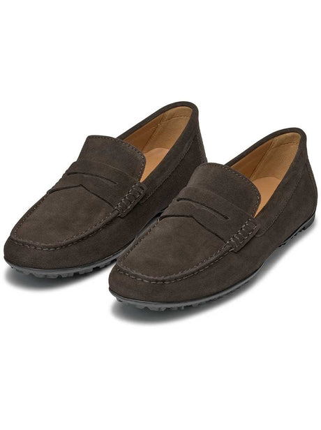 Geox Shoes & Boots Geox - Kosmopolis Brown Suede Loafer