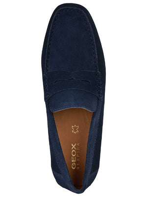 Geox Shoes & Boots Geox - Kosmopolis Navy Suede Loafer