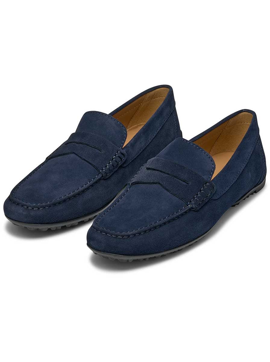 Geox Shoes & Boots Geox - Kosmopolis Navy Suede Loafer