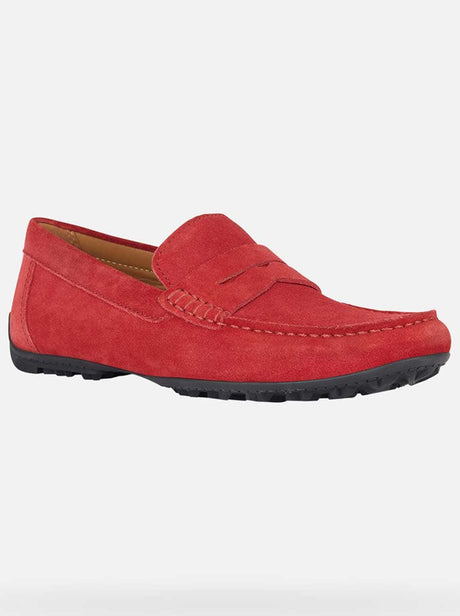 Geox Shoes & Boots Geox - Kosmopolis Red Suede Loafer