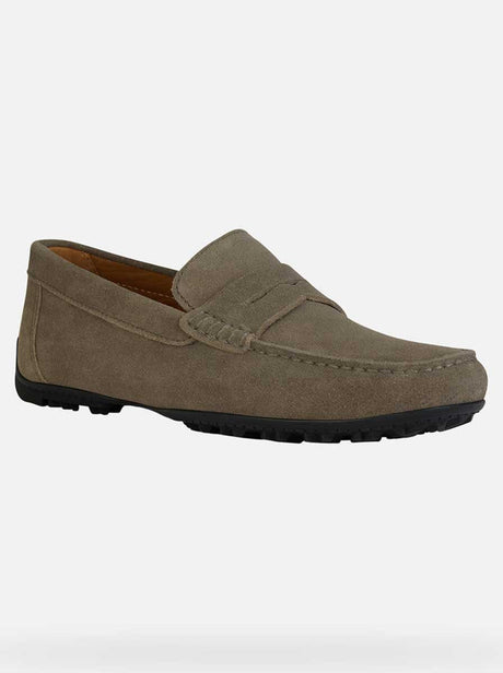 Geox Shoes & Boots Geox - Kosmopolis Taupe Suede Loafer