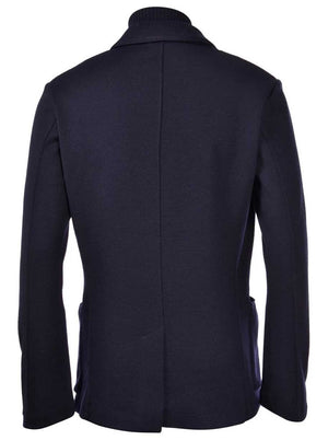 Gran Sasso Jacket/Blazer Gran Sasso - Rain Wool Knit Jacket With Removable Vest