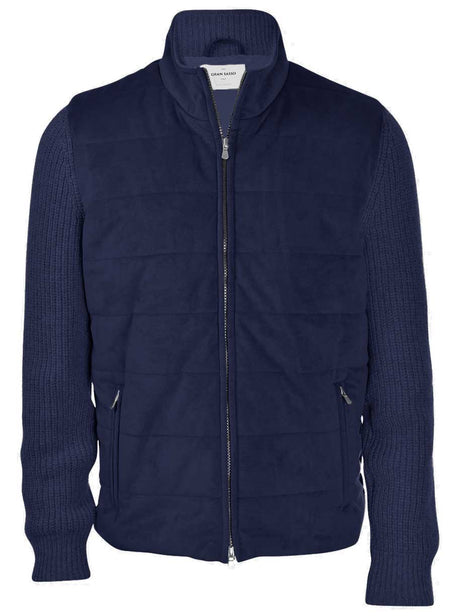 Gran Sasso Knitwear & Jumpers Gran Sasso - Alcantara & Wool Eco-Down Jacket